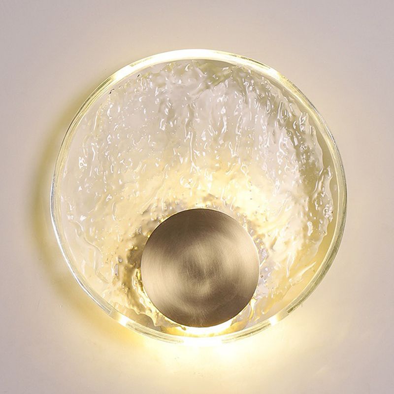 Kristy Art Deco Globe Crystal&Metal Bedroom Wall Lamp, Gold - Lumpaz