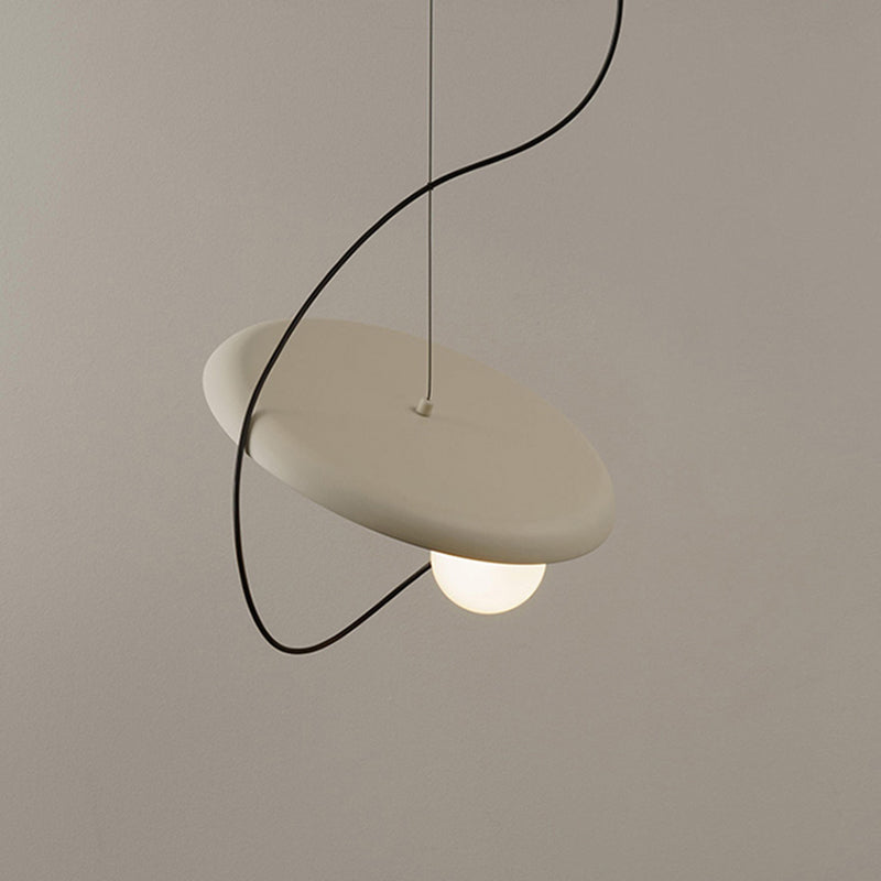 Avi Pendant Lights Stylish Art Deco, Black/White/Copper, Living Room - Lumpaz