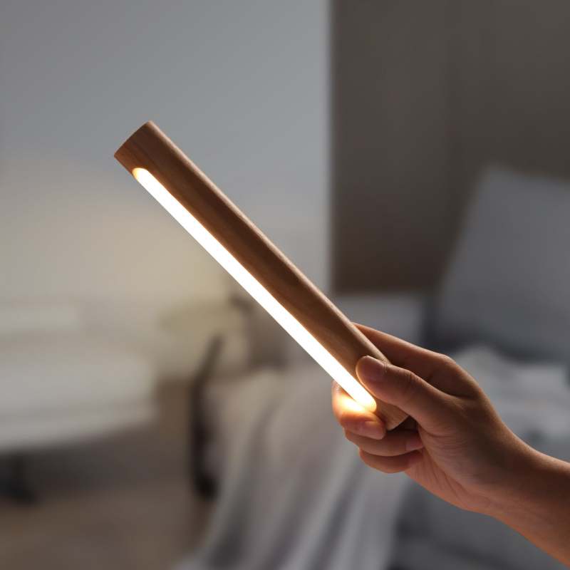 Ozawa Wooden Metal Rotatable/Removable Mounted Wall Lamp, Wood - Lumpaz