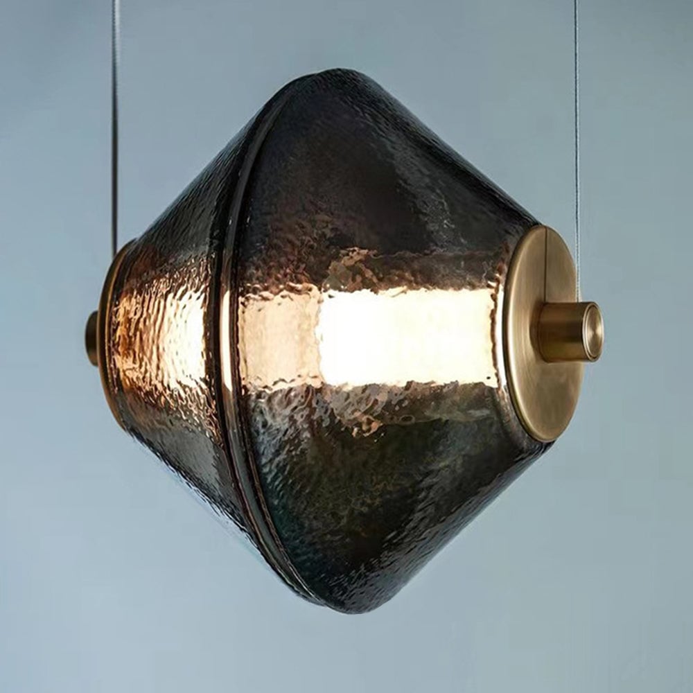 Evette Nordic Modern Black LED Pendant & Floor&Table Lamp, Glass - Lumpaz