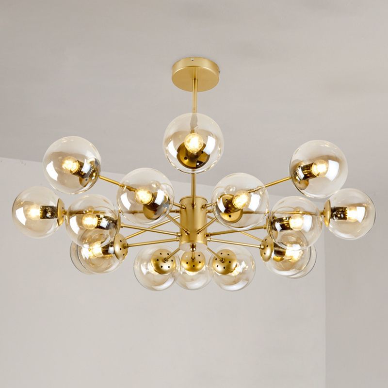 Valentina Designer Simple Nordic Pendant Light, Black/Gold - Lumpaz