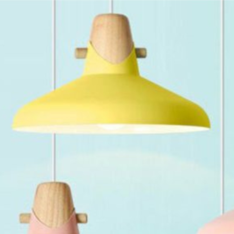Morandi Nordic Dome Metal Pendant Light, Bule/Green/Pink - Lumpaz