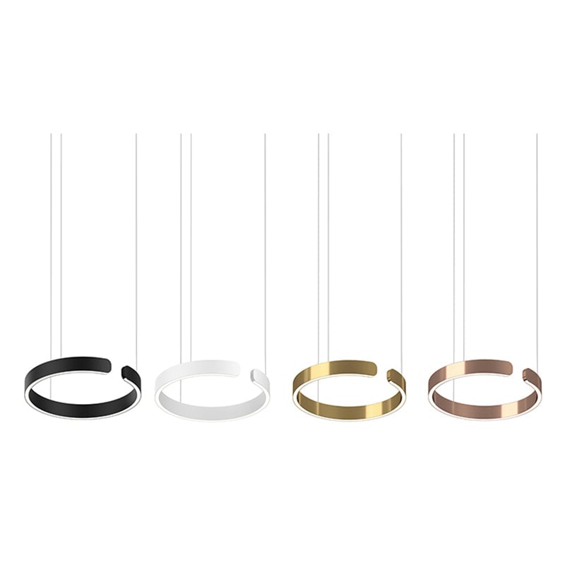 Edge Circle Pendant Light, LED, 4 Color Dining Room - Lumpaz