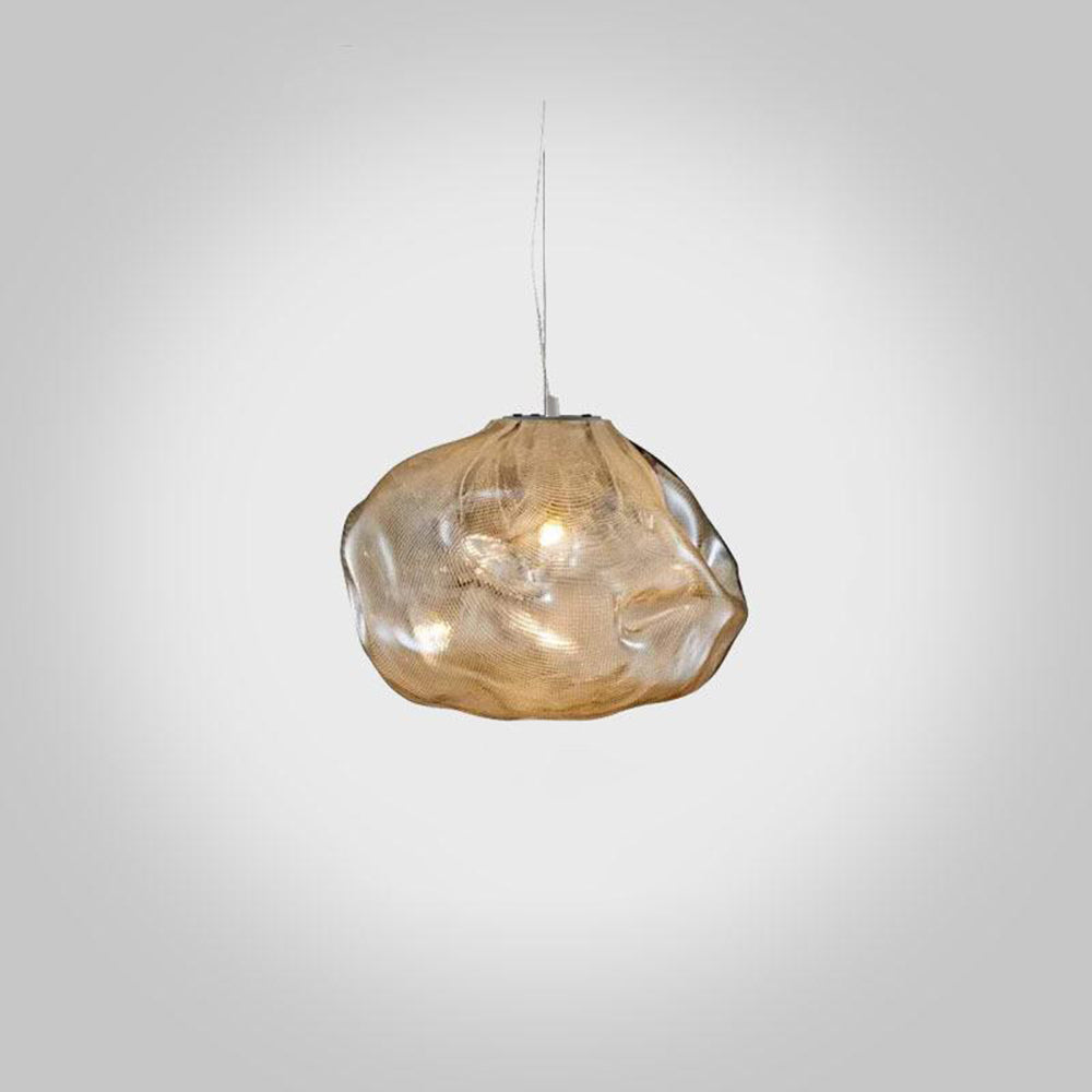 Byers Minimalist Spherical Metal/Glass Pendant Light, 3 Color - Lumpaz