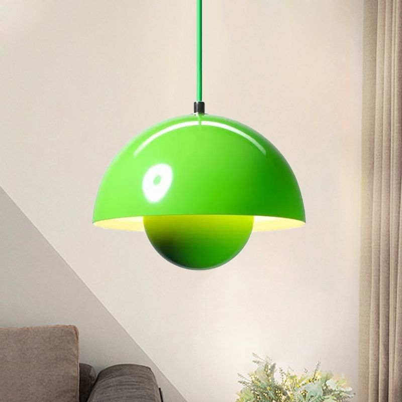 Morandi Modern Colorful Art Deco Pendant Light Metal Bedroom - Lumpaz