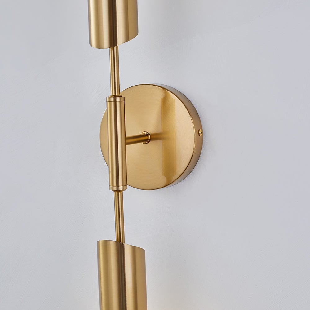 Meza Modern LED Wall Lamp Metal/Glass Warm White Garden/Corridor - Lumpaz