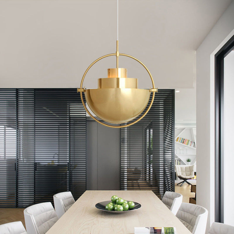 Modern Geometric Metal Pendant Light, Kitchen Island - Lumpaz