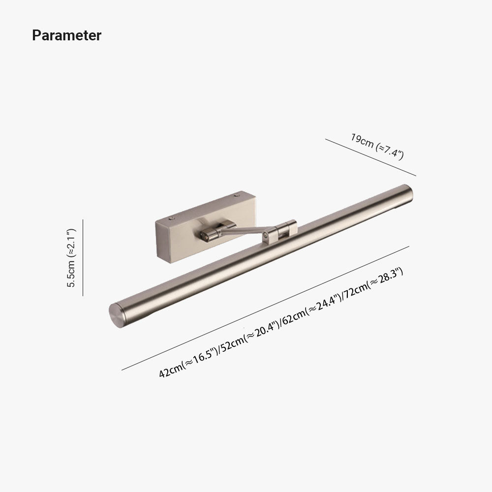 Leigh Modern Linear Metal/Acrylic Wall Lamp, Champagne Gold - Lumpaz