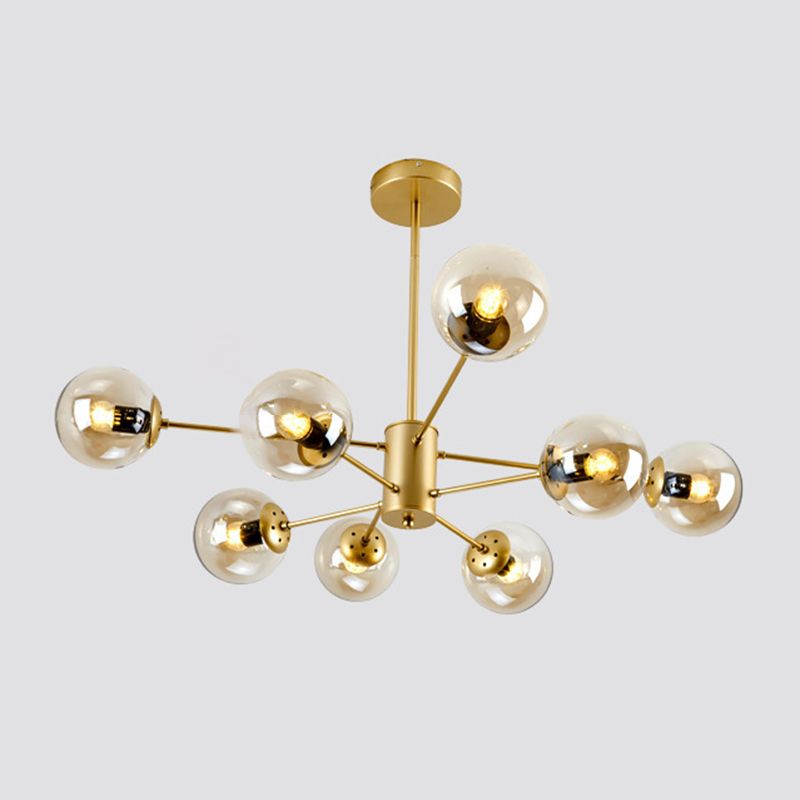 Valentina Designer Simple Nordic Pendant Light, Black/Gold - Lumpaz