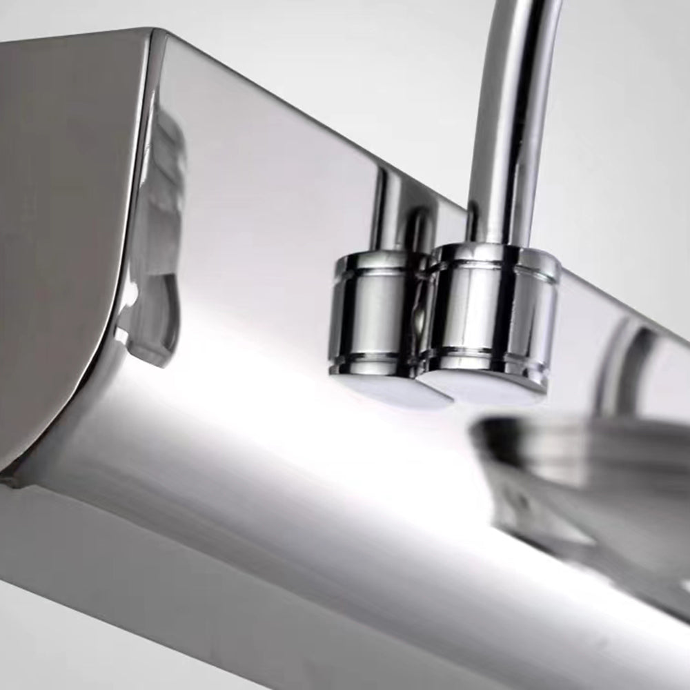 Leigh Modern Lantern Metal/Acrylic Wall Lamp, Silver - Lumpaz