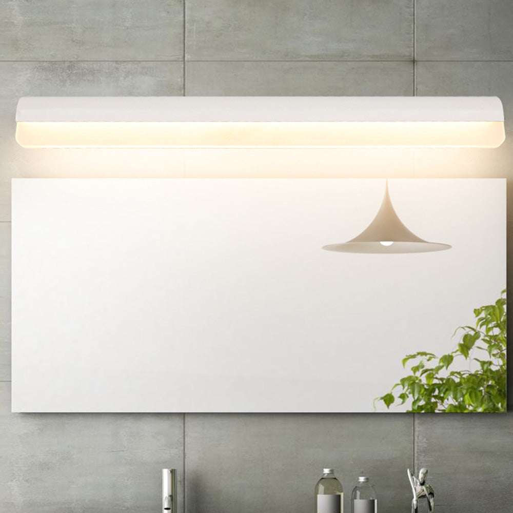 Edge Minimalist Mirror Front Vanity Wall Lamp, Black/White - Lumpaz