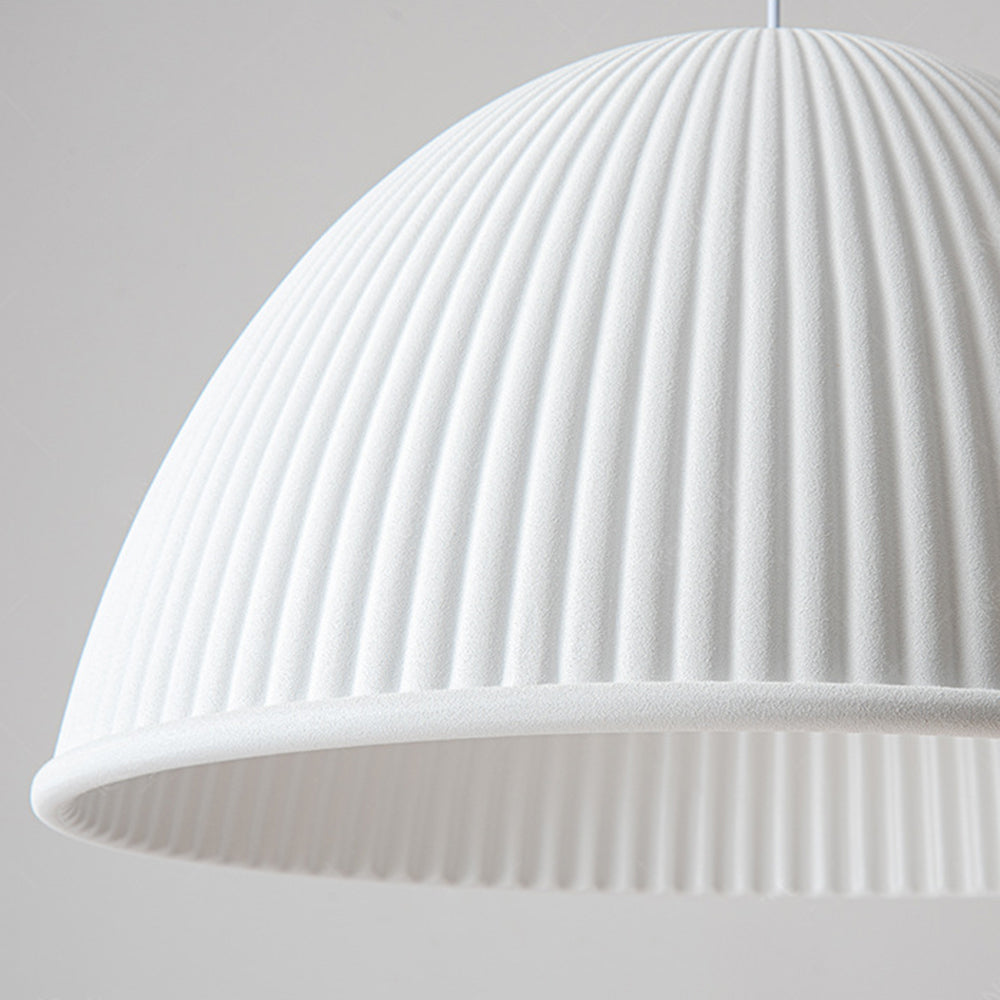 Morandi Modern Semi Resin Pendant Light, Gray/Black/White - Lumpaz