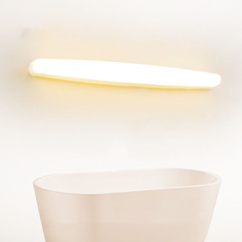 Edge Modern Oval Acrylic Wall Lamps, White - Lumpaz