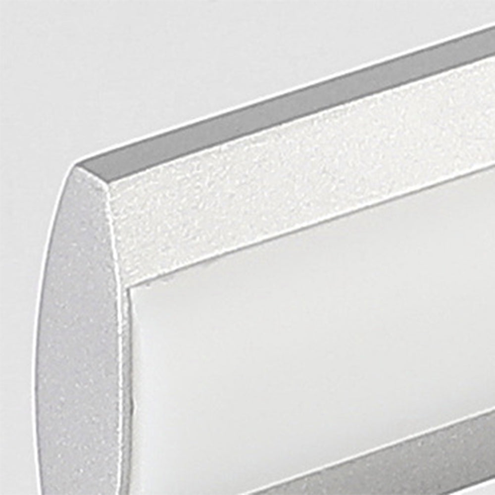 Leigh Modern Rectangular Wall Lamp,Black/Silver - Lumpaz