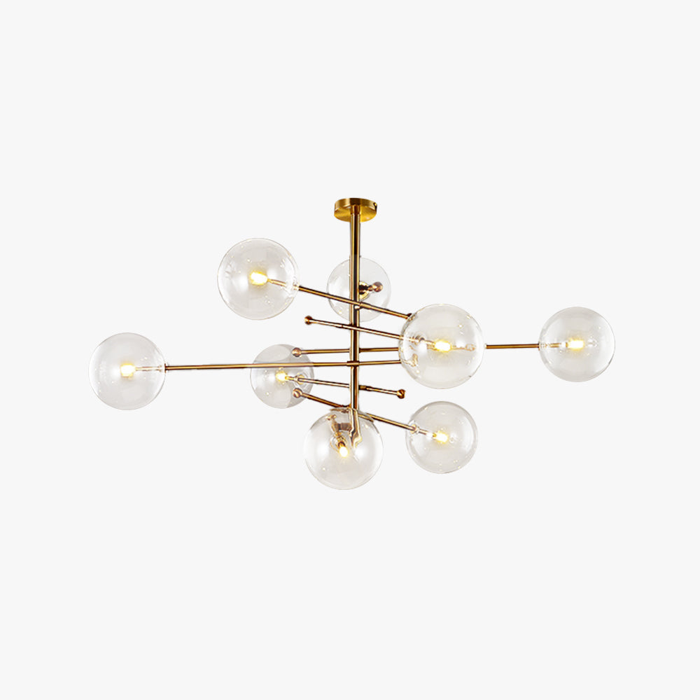 Valentina Modern Bubble  Pendant Light, Gold - Lumpaz