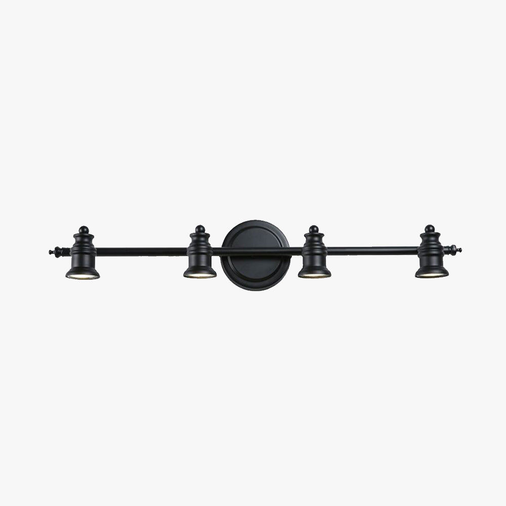 Alessio Modern Bell-shaped Metal Wall Lamp, Black - Lumpaz