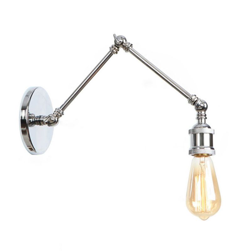 Brady Wall Lamp Minimalist, Tapered Adjustable Metal, 2-Color, Bedroom - Lumpaz