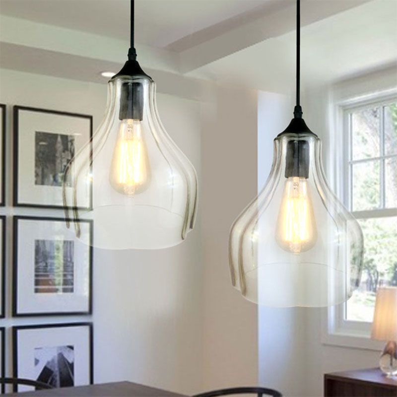 Morandi Contemporary Pendant Light, Clear/Yellow/Green - Lumpaz
