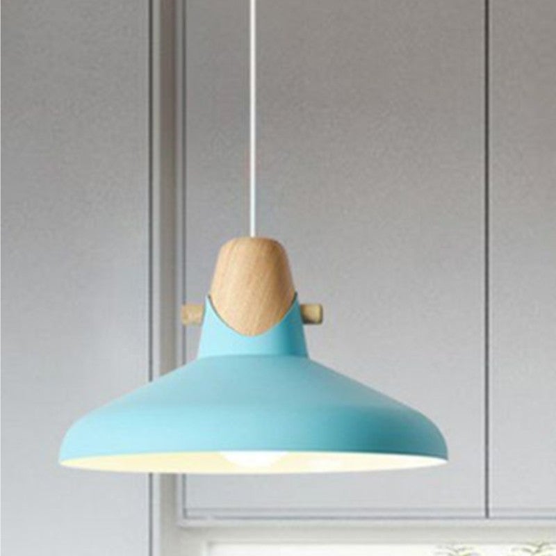 Morandi Nordic Dome Metal Pendant Light, Bule/Green/Pink - Lumpaz