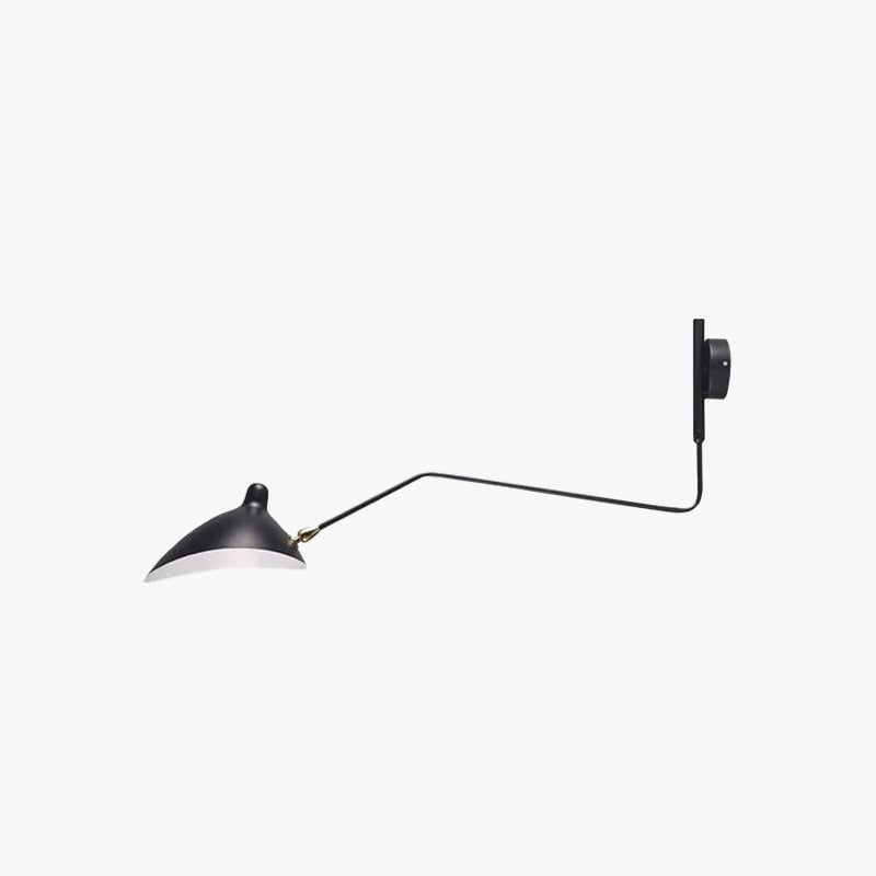Schmitt Wall Lamp Industry, Metal, Black, Living Room - Lumpaz