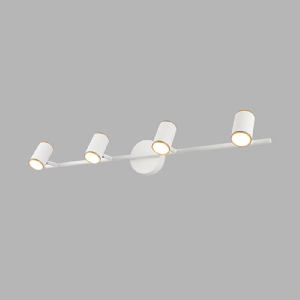 Cooley Modern Cylindrical Wall Lamp, Spotlight, Black/White - Lumpaz