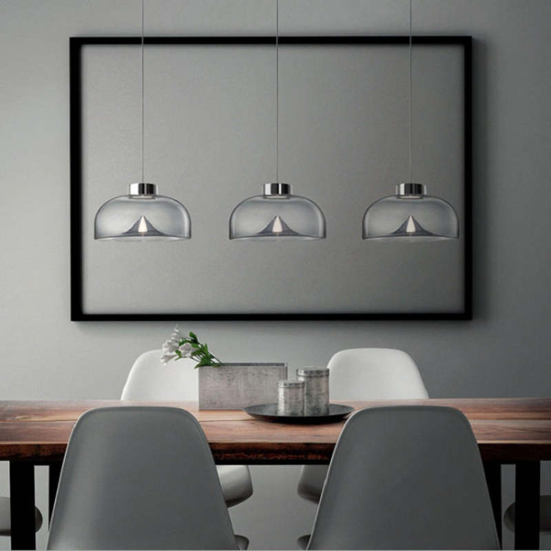 Herbert Modern Mountain Glass Pendant Light - Lumpaz
