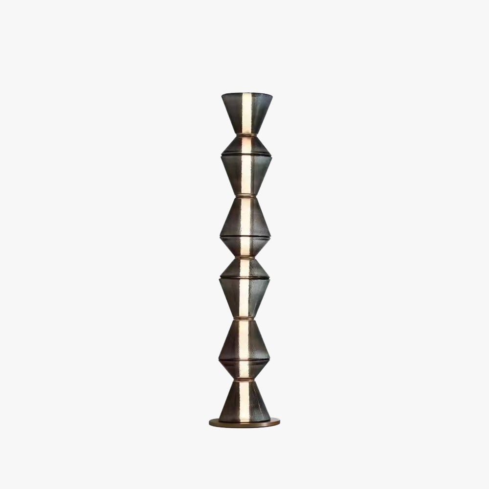 Evette Nordic Modern Black LED Pendant & Floor&Table Lamp, Glass - Lumpaz