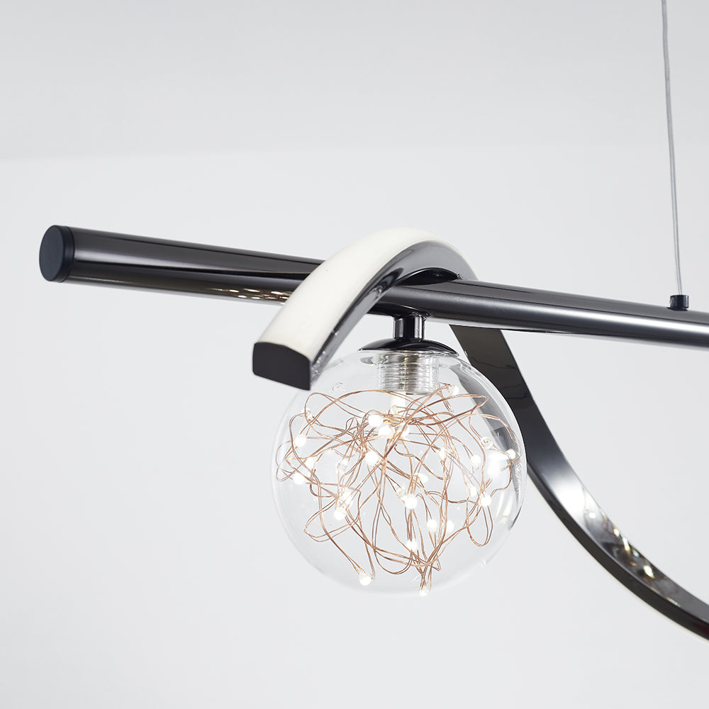 Pendant Light, Black/Gold, Kitchen/Living Room - Lumpaz