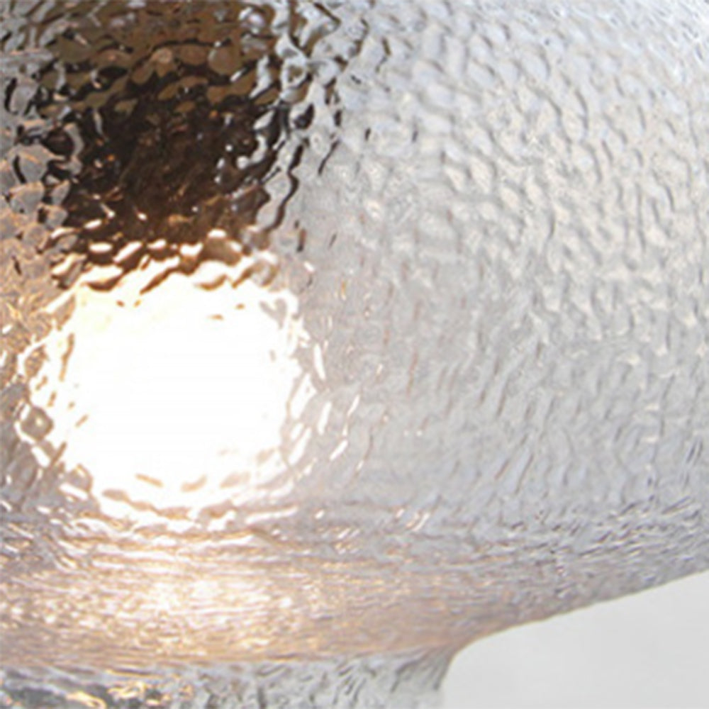 Hailie Minimalist Blown Frosted Glass Pendant Light, Gold - Lumpaz