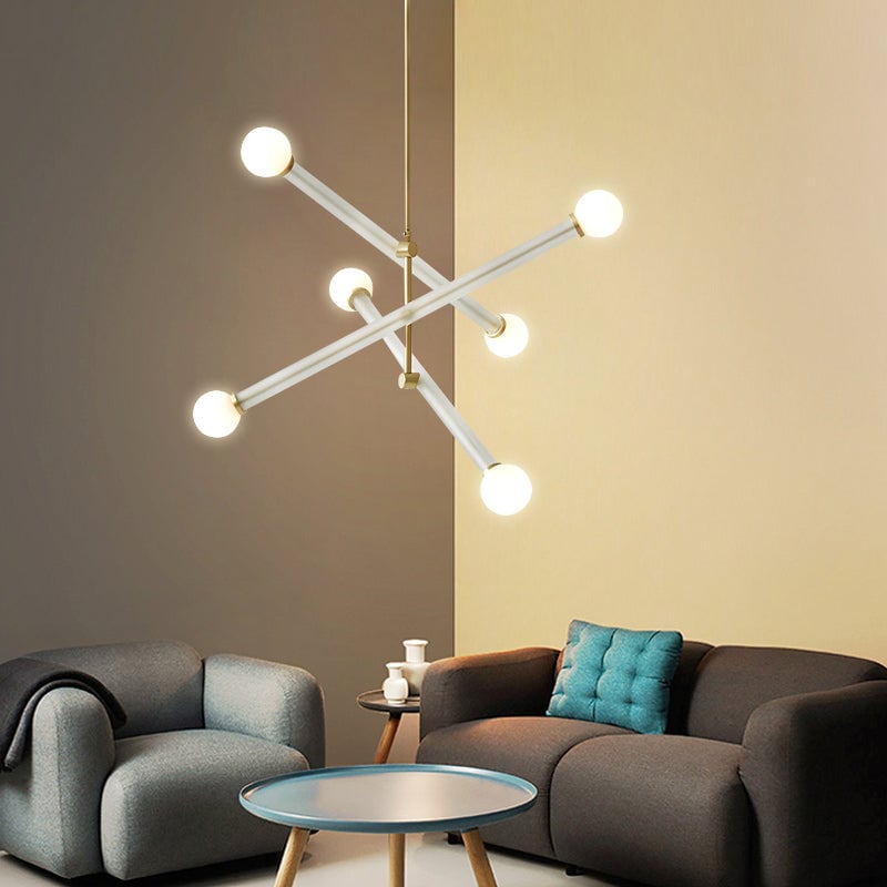 Avi Modern Metal/Glass Creative Children Bedroom Pendant Light Adjustable - Lumpaz