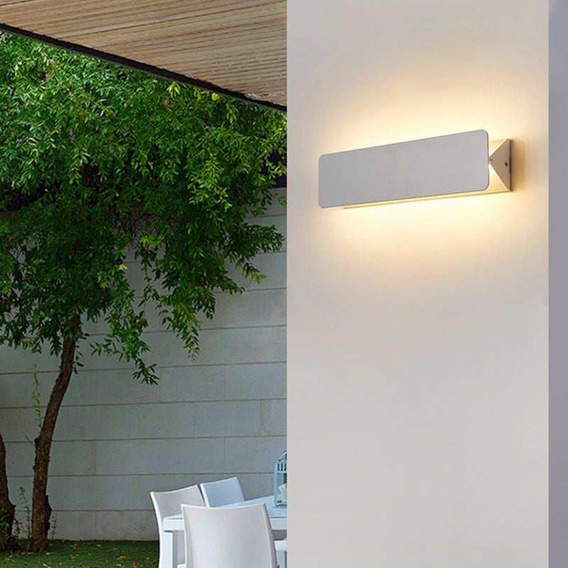 Orr LED Metal Indoor Wall Lamp Rotatable, White - Lumpaz