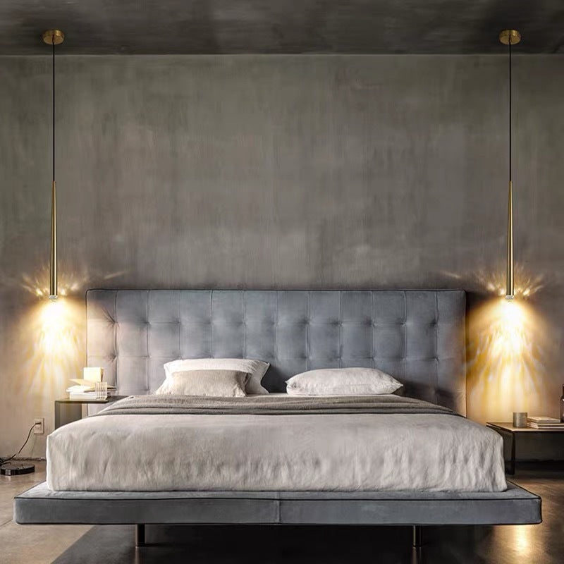 Carr Pendant Light Linear Modern, Metal, Gold, Living Rooms - Lumpaz