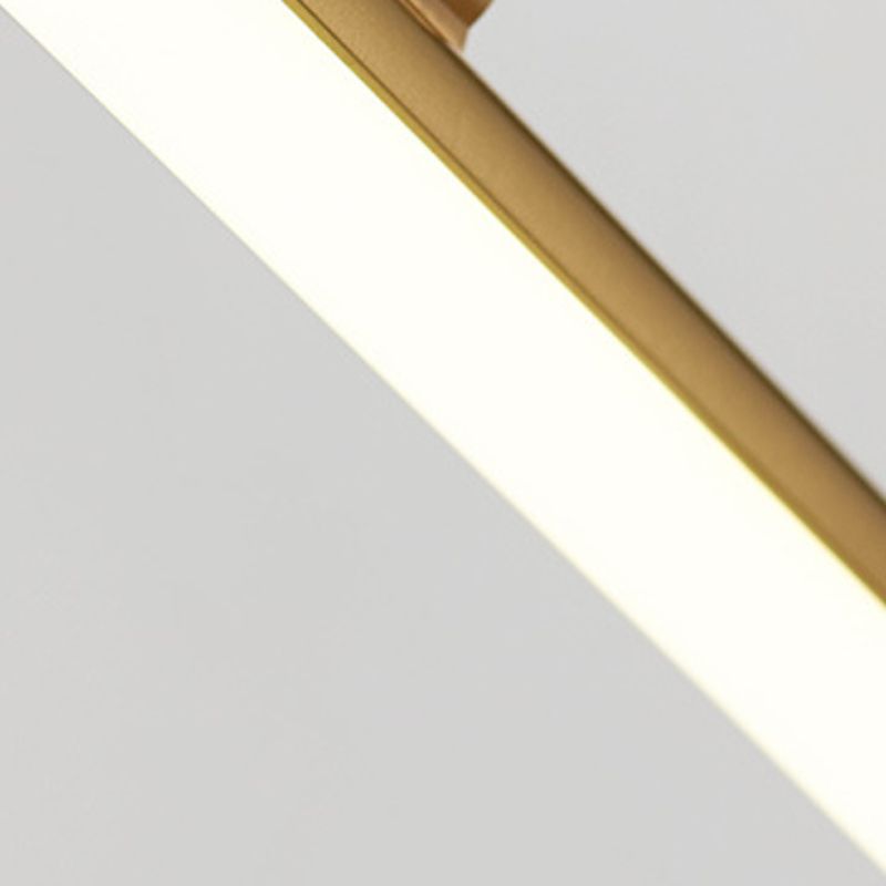 Eryn Modern Linear Vanity Wall Lamp, Gold, Bathroom - Lumpaz