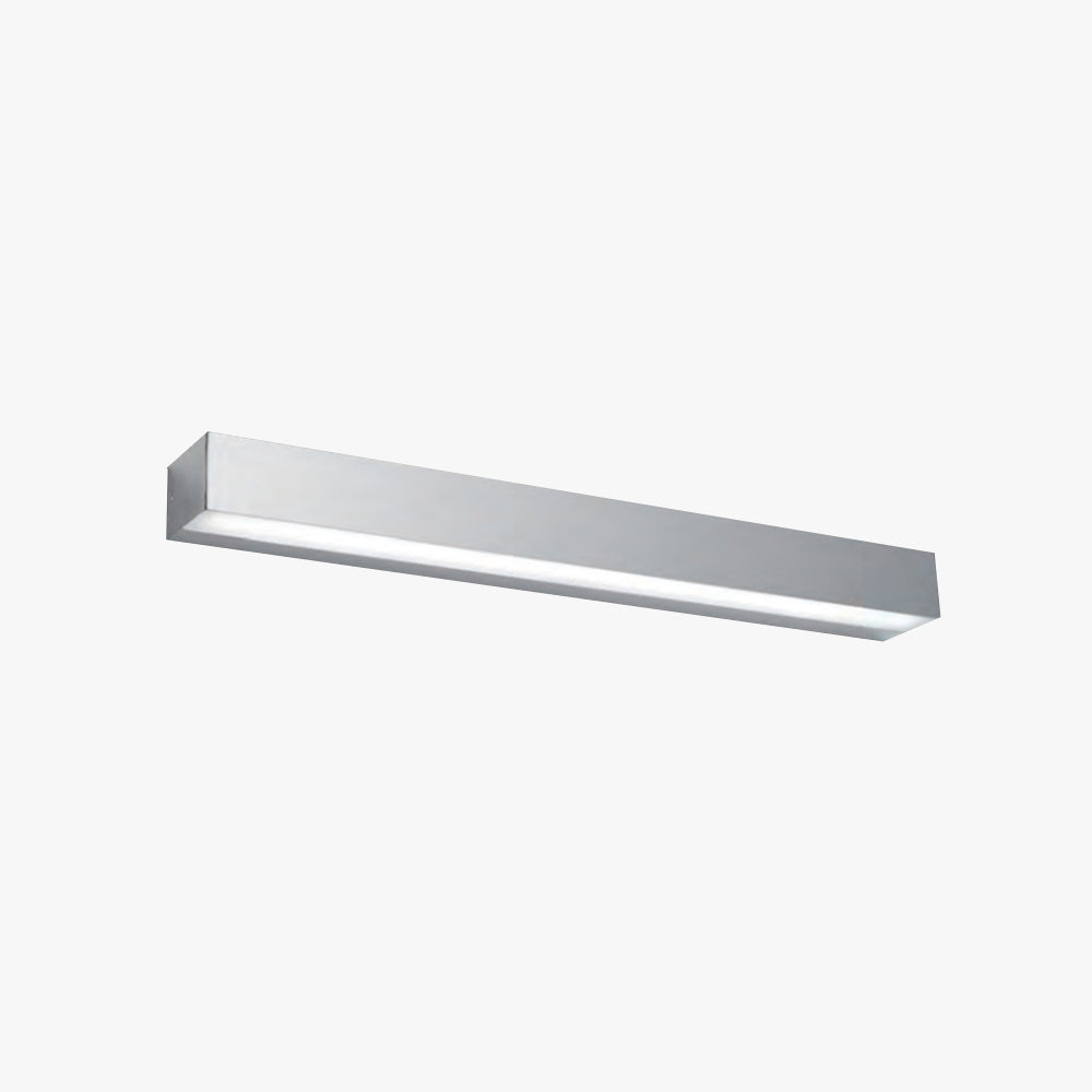Edge Wall Lamp Linear Minimalist Mirror Front, White, Bathroom - Lumpaz