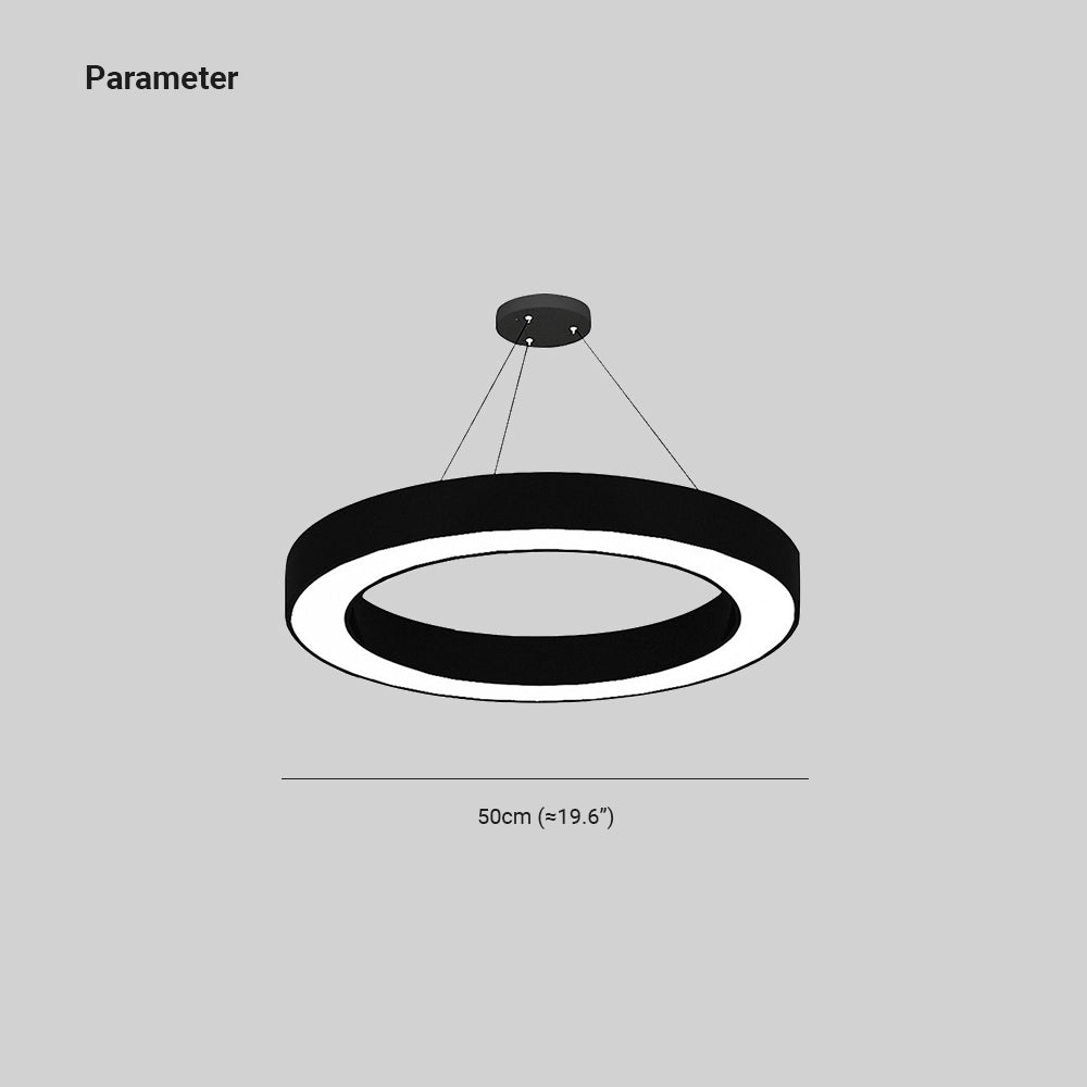 Arisha Minimalist Ring Acrylic Pendant Light Bedroom/Living Room - Lumpaz