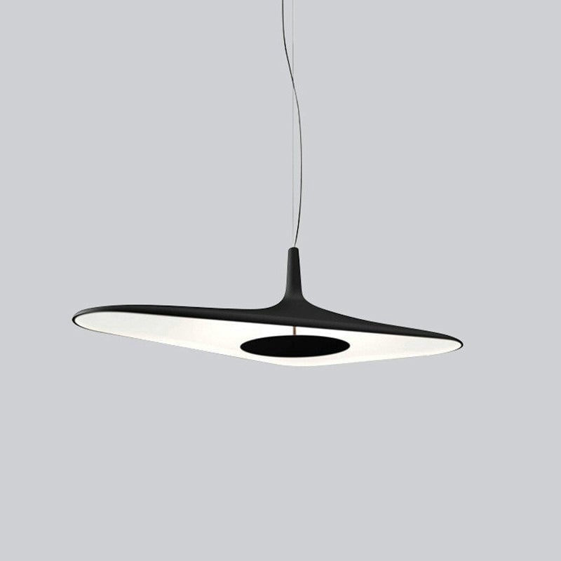Carins Modern Minimalist ResinCreative Pendant Light, Black/White - Lumpaz