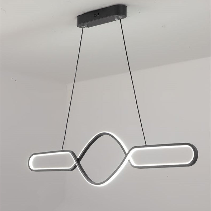 Bouvet Nordic Geometric Cross-Linear Pendant Light - Lumpaz
