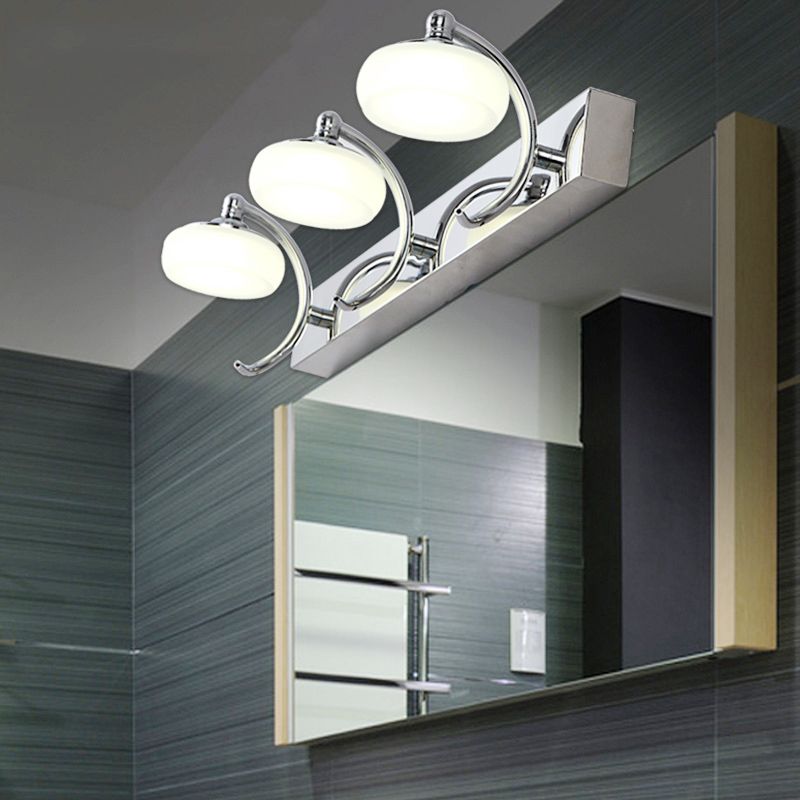 Leigh Modern Lantern Glass Wall Lamp, 2/3 Light, Bathroom - Lumpaz