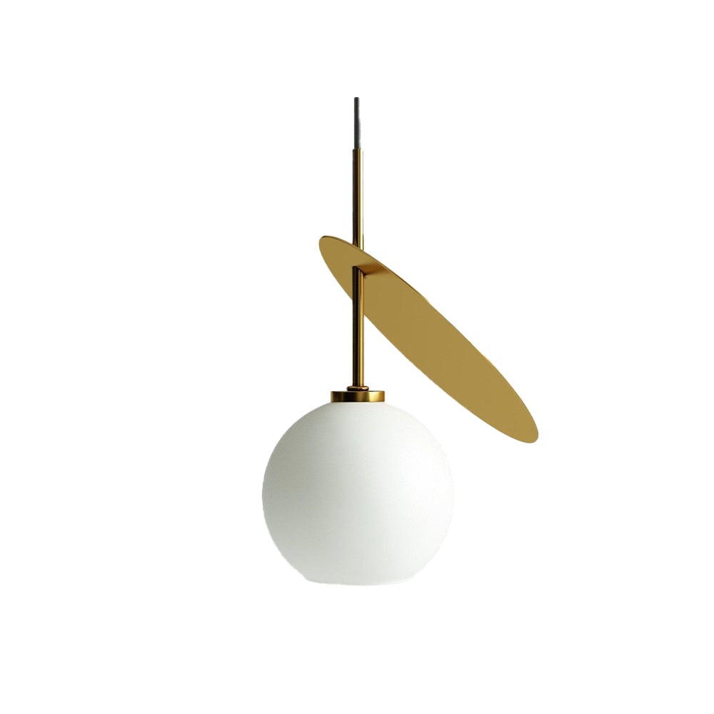 Valentina Cherry Pendant Light, Metal & Glass, 3 Color - Lumpaz