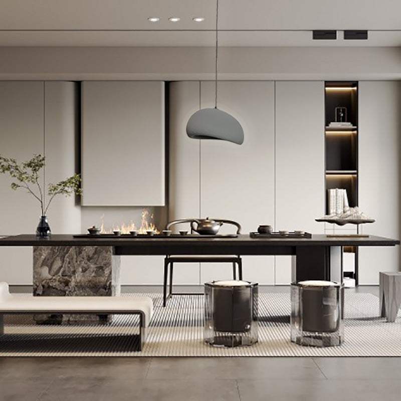 Byers Wabi-Sabi Spherical Cloud Pendant Light, Gray/White/Pink/Blue - Lumpaz