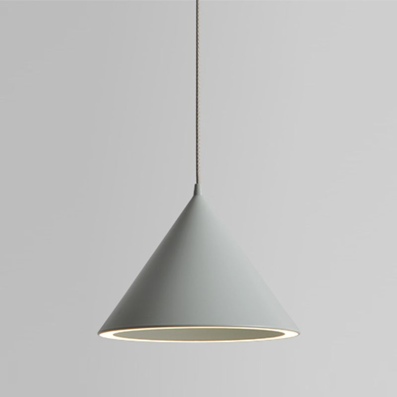 Morandi Funnel-Shape LED Pendant Light for Living Room - Lumpaz