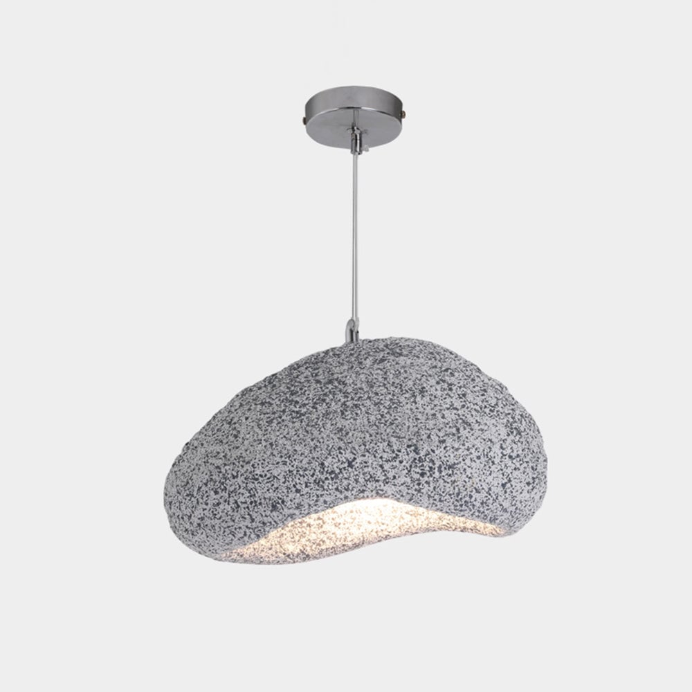 Byers Wabi Sabi Bread Shape Resin Pendant Light, 2 Color - Lumpaz