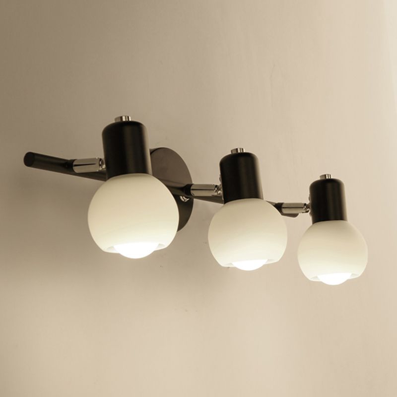 Valentina Vanity Glass Art Wall Lamp, Glass/Metal - Lumpaz