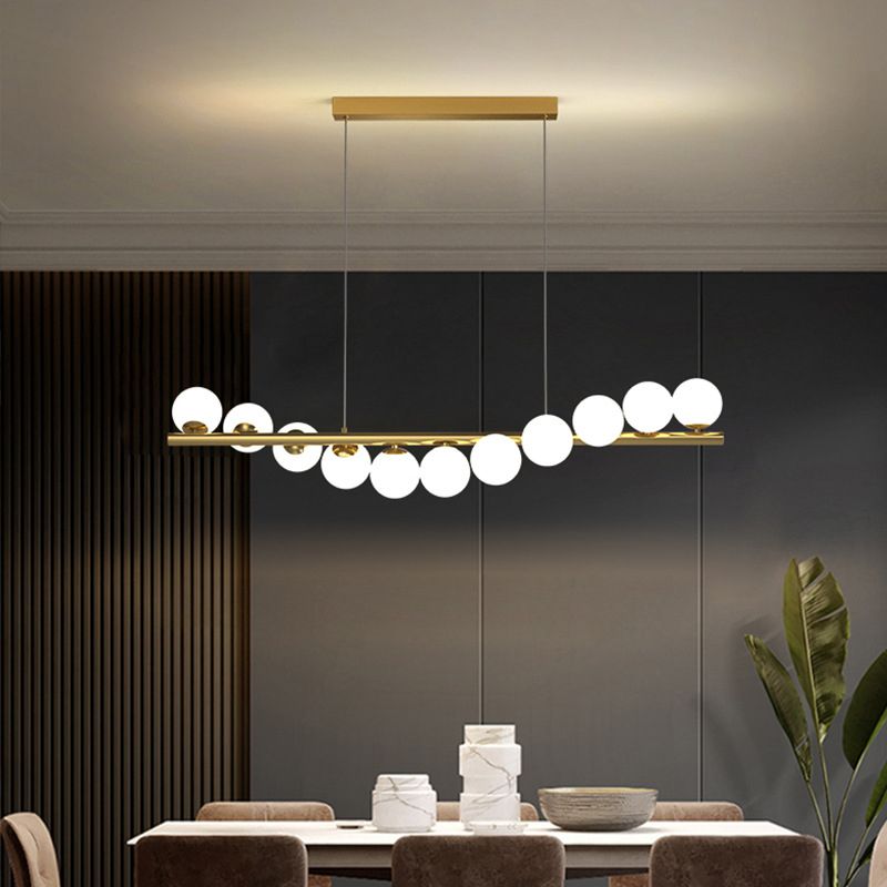 Valentina Nordic Linear LED Pendant Light, 7/9/11 Heads - Lumpaz