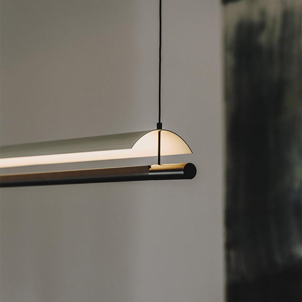 Edge Minimalist Linear Metal Pendant Light - Lumpaz
