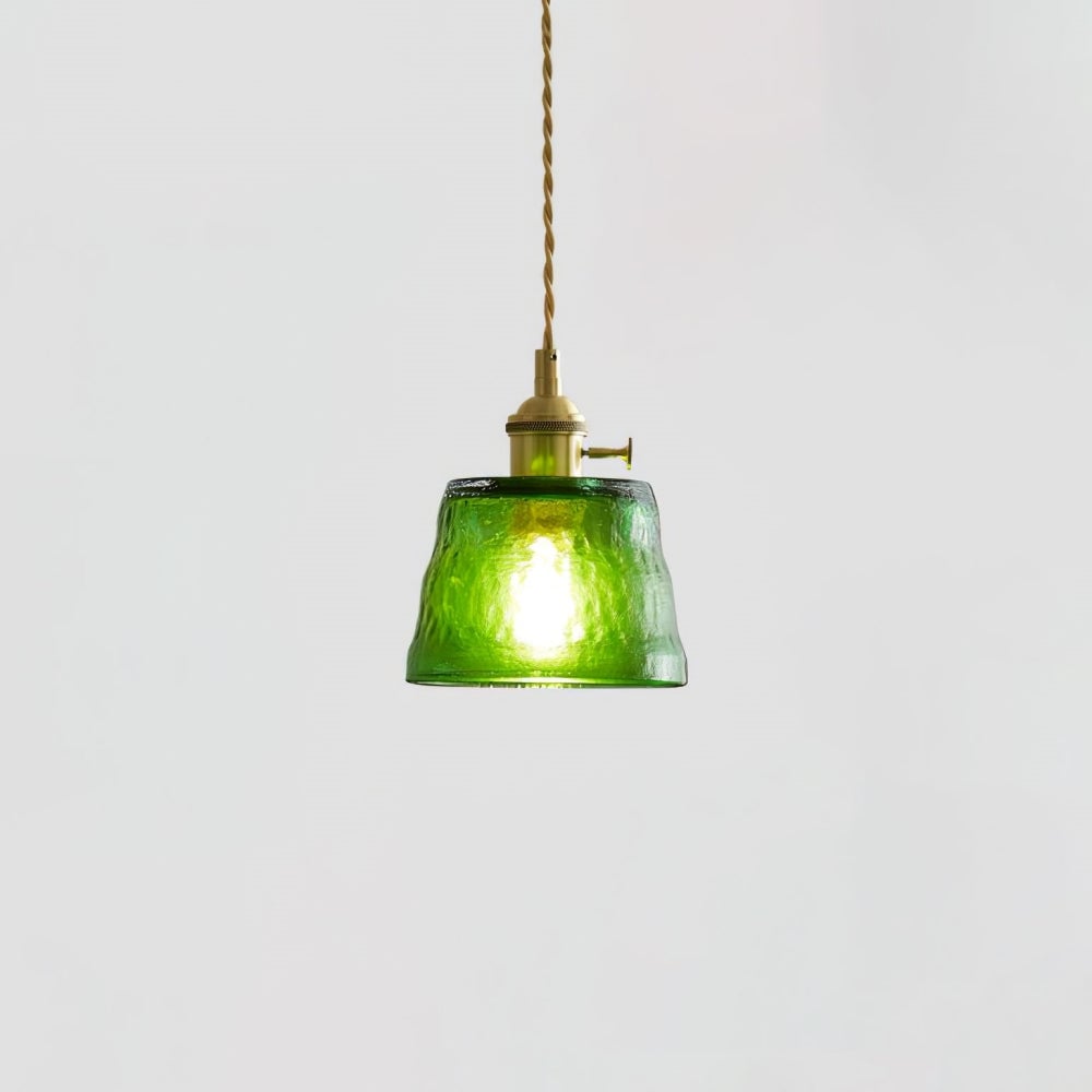 Hailie Modern Nordic Kitchen Island Glass Pendant Light, Brown/Green/Clear/Blue - Lumpaz