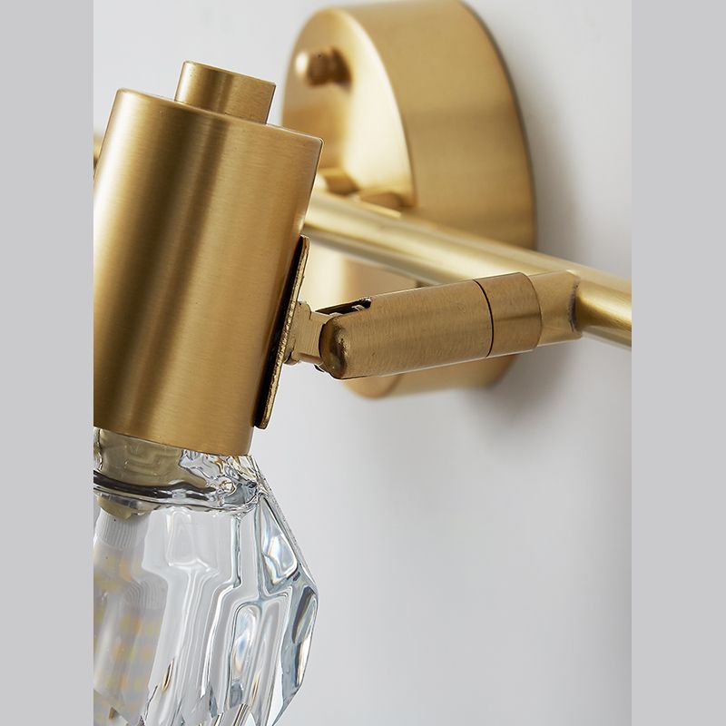 Kristy Luxury Globe Crystal Vanity Wall Lamp, 2/3 Light - Lumpaz