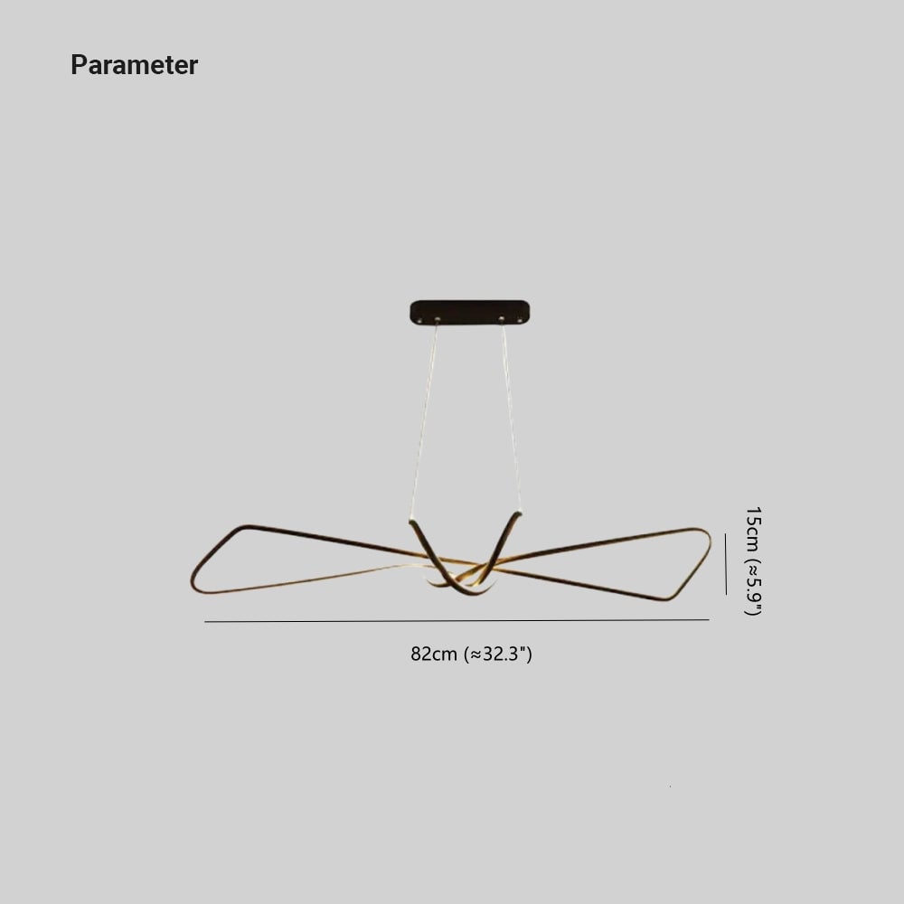 Bouvet Minimalist Geometric Metal Adjustable Pendant Light - Lumpaz