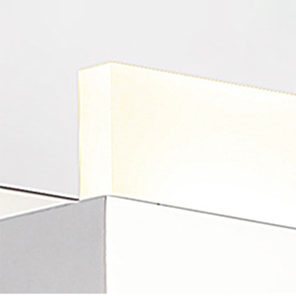 Leigh Modern Square Metal/Acrylic Wall Lamp, Silver, Bathroom - Lumpaz