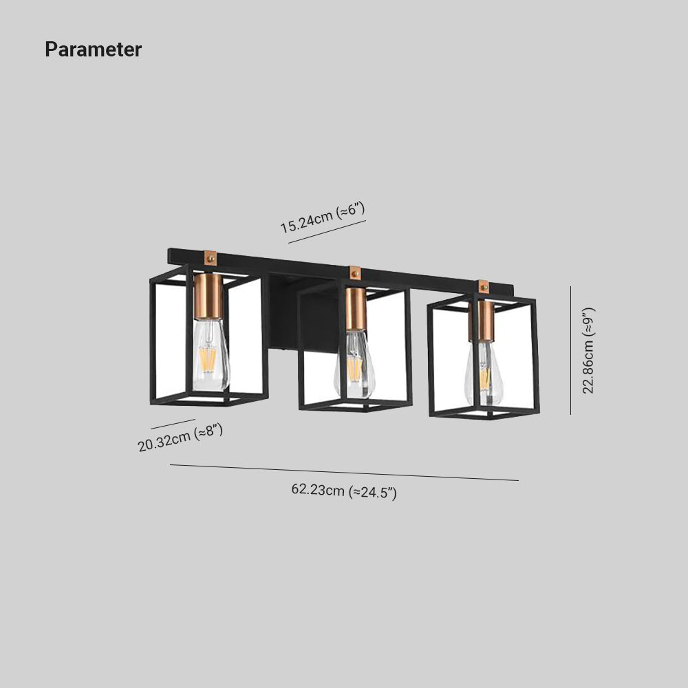 Alessio Industrial Minimalist Wall Lamp, Black, Basement - Lumpaz
